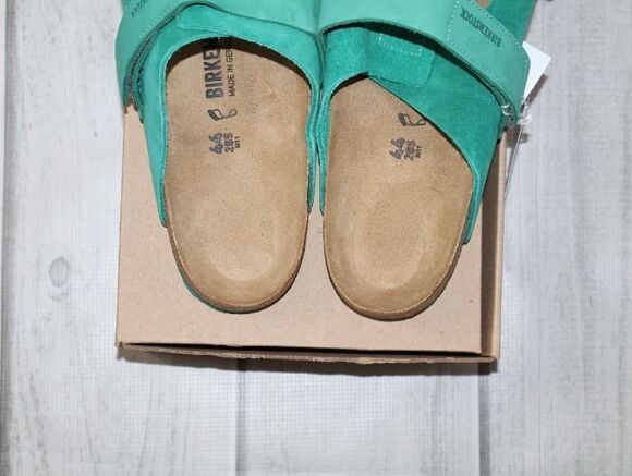 NEW Birkenstock Uji Nubuck-Suede Leather Sandals Digital Green 44EU Medium main image 9
